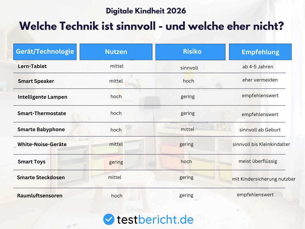 Welche Technik im Kinderzimmer ist sinnvoll